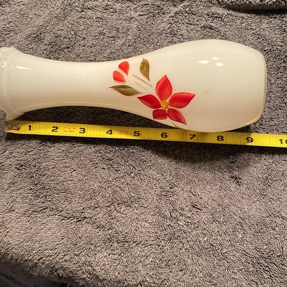 Vintage Hand Painted Christmas Vase - Picture 7 of 8